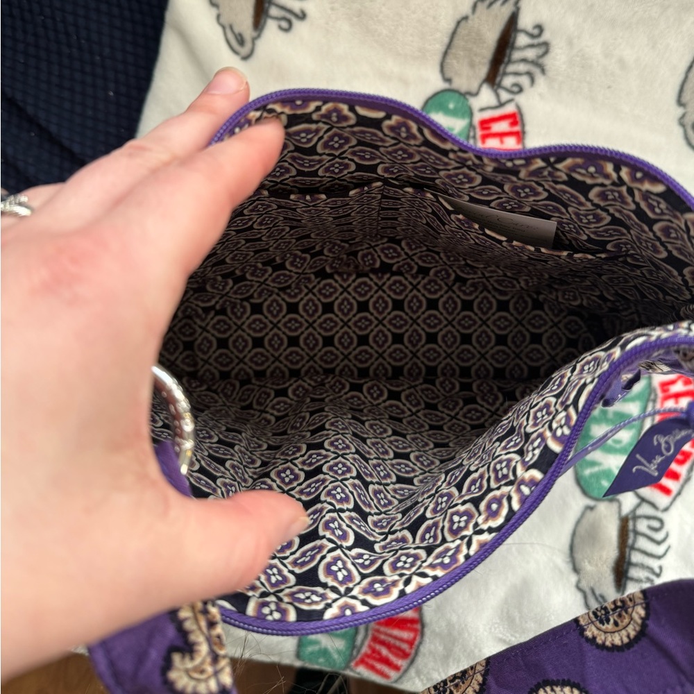 Vera Bradley Simply Violet Purse and Wallet Set - Picture 5 of 15